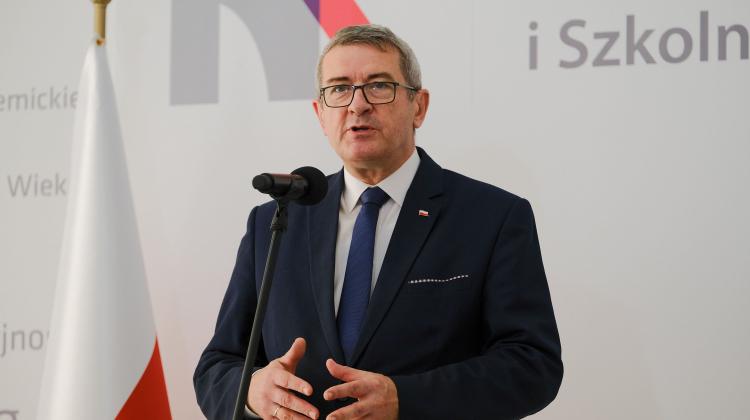 Minister nauki i szkolnictwa wyższego Wojciech Murdzek. Fot. PAP/Mateusz Marek 24.09.2020
