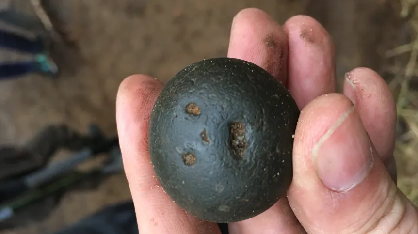 Stone with a face. Credit: Professor Andrzej Michałowski