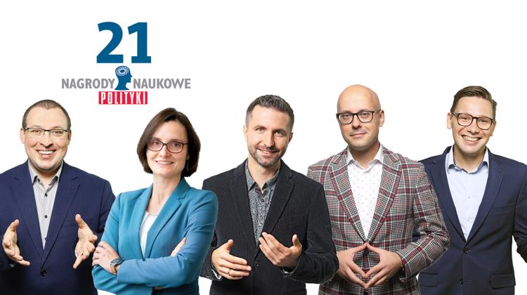 Laureaci Nagród Naukowych POLITYKI 2021. Fot. mat. prasowe POLITYKI