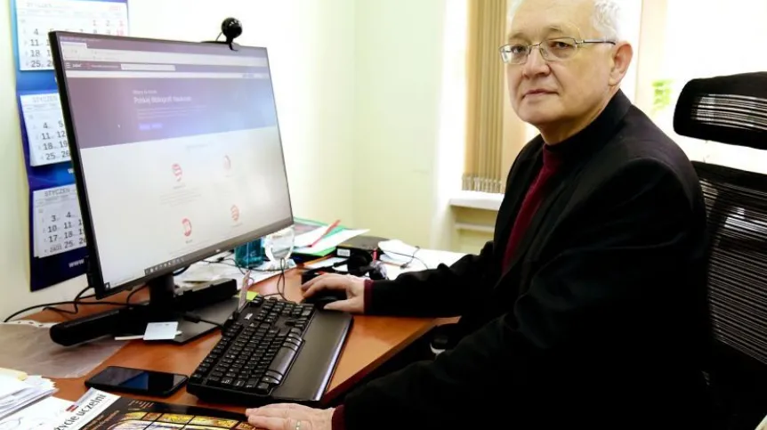 Prof. Volodymyr Mosorov z Instytutu Informatyki Stosowanej PŁ. Fot. Jacek Szabela