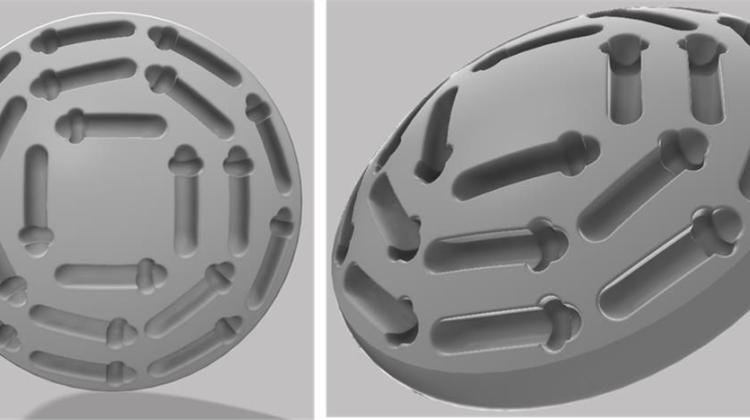 Applicator design created by the team from the Department of Biomaterials and Composites (AGH UST) and the University Hospital in Kraków. Image from press release
