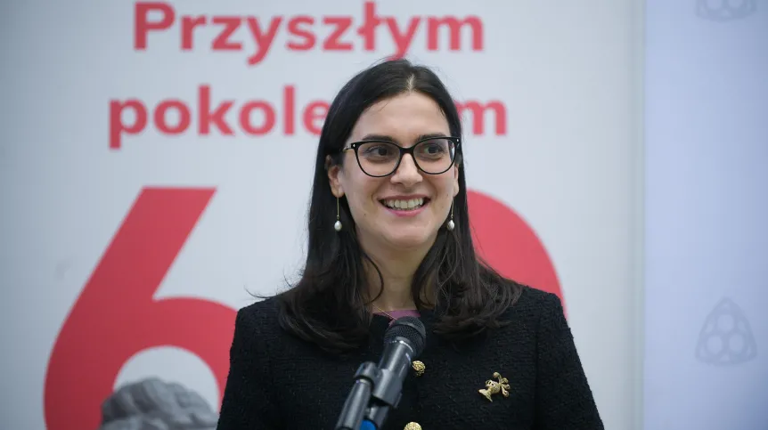 Warszawa, 12.09.2022. Dyrektor Narodowego Instytutu Dziedzictwa Katarzyna Zalasińska uczestniczy siedzibie instytucji w Warszawie. Fot. PAP/Marcin Obara