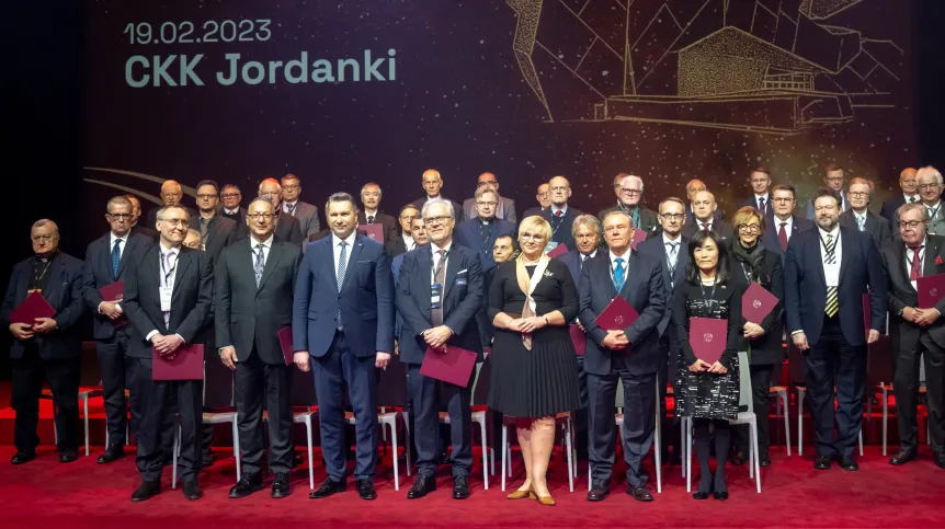 Toruń, 19.02.2023. Inauguracja Światowego Kongresu Kopernikańskiego-część II w Centrum Kulturalno-Kongresowym Jordanki w Toruniu. Fot. PAP/Tytus Żmijewski