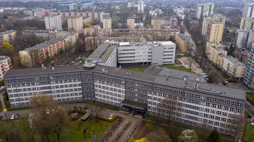 21.04.2021. Siedziba Uniwersytetu Pedagogicznego w Krakowie. PAP/Łukasz Gągulski