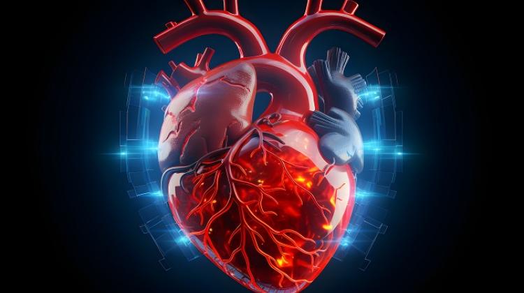 Anatomia ludzkiego serca - wizualizacja 3D. Źródło: Adobe Stock