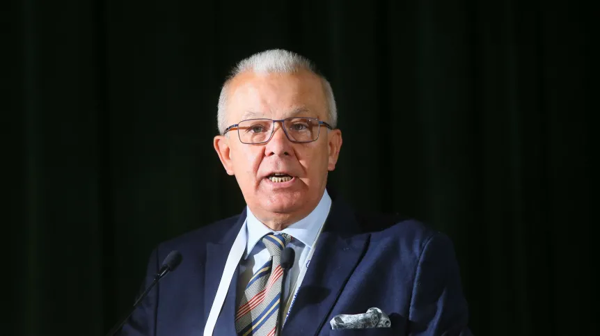 12.06.2023. Rektor Akademii Kaliskiej dr hab. n. med. Andrzej Wojtyła. PAP/Tomasz Wojtasik