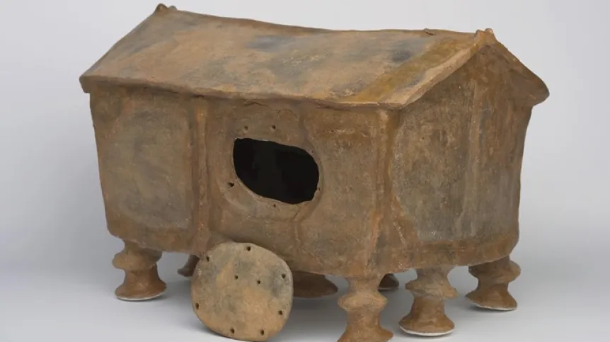 Urna domkowa z Bożepola Wielkiego po konserwacji w Muzeum Archeologicznym w Gdańsku (fot. Zofia Grunt)