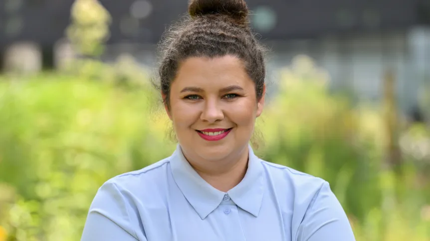 Na zdjęciu dr hab. inż. Anna Siekierka. Fot. materiały prasowe Politechnika Wrocławska