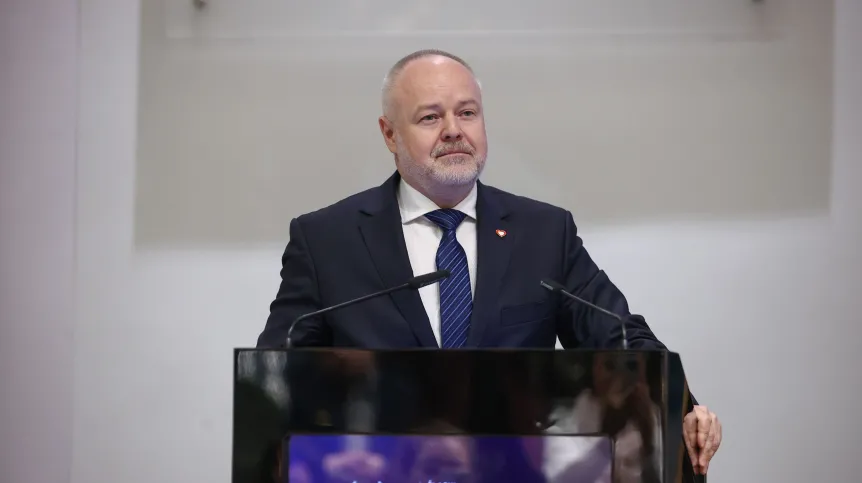 31.03.2025. Wiceminister nauki i szkolnictwa wyższego Marek Gzik. PAP/Jarek Praszkiewicz