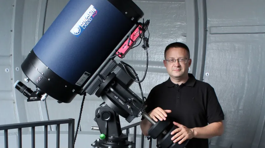 Na zdjęciu Adam Derdzikowski. Fot. archiwum prywatne