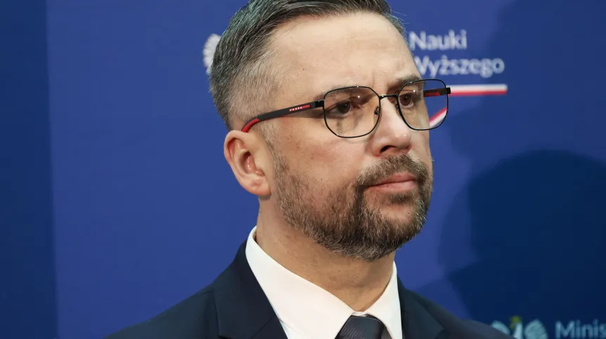 12.11.2025. Minister nauki i szkolnictwa wyższego Marcin Kulasek. PAP/Albert Zawada