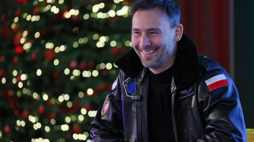 15.12.2025. Astronauta projektowy ESA Sławosz Uznański-Wiśniewski. PAP/Rafał Guz