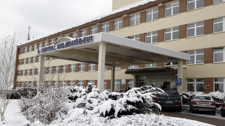 Szpital Wojewódzki w Bielsku-Białej (ag/kru) PAP/Andrzej Grygiel