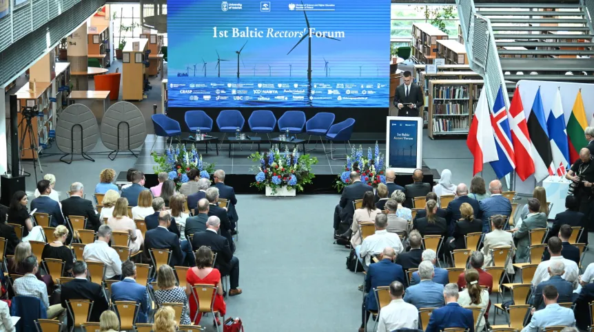 Gdańsk, 29.06.2026. Uczestnicy I Bałtyckiego Forum Rektorów w Gdańsku. PAP/Andrzej Jackowski