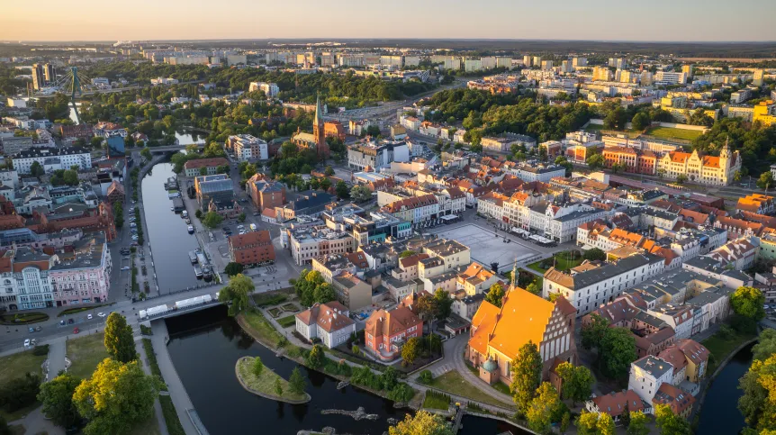 Bydgoszcz, panorama miasta. Fot. Adobe Stock