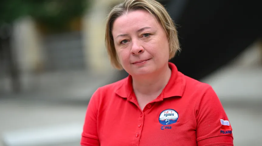  Warszawa, 23.06.2026. Na zdjęciu z 10.06.2026 kierowniczka polskiej misji kosmicznej IGNIS dr Aleksandra Bukała. PAP/Marcin Obara
