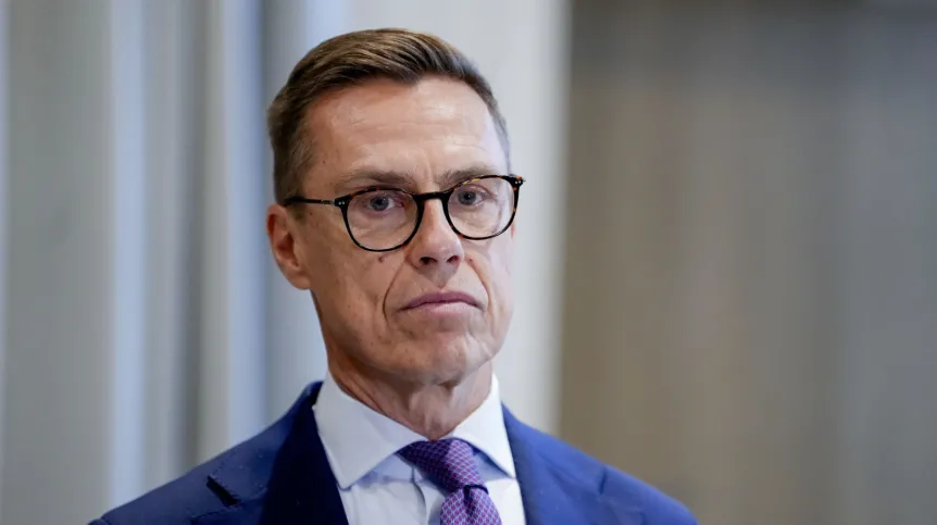 Prezydent Finlandii Alexander Stubb. 08.10.2026. EPA/OLE BERG-RUSTEN