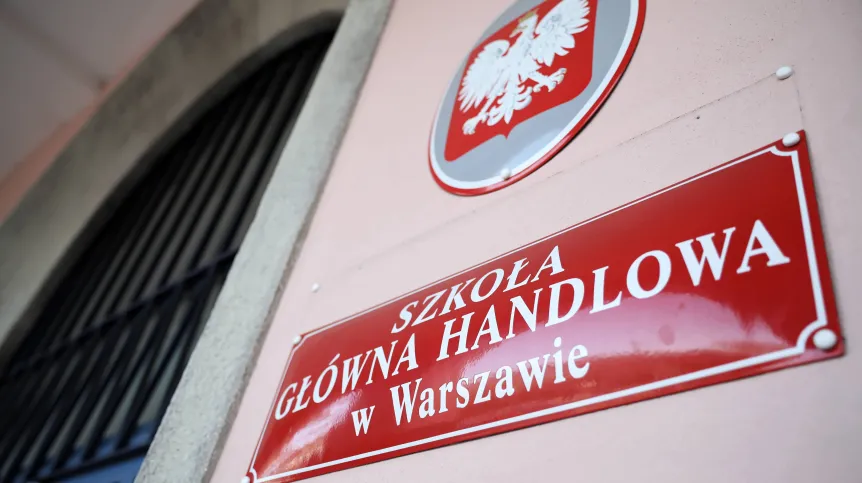 Warszawa, 18.12.2019. Budynek Szkoły Głównej Handlowej w Warszawie. (olm) PAP/Leszek Szymański