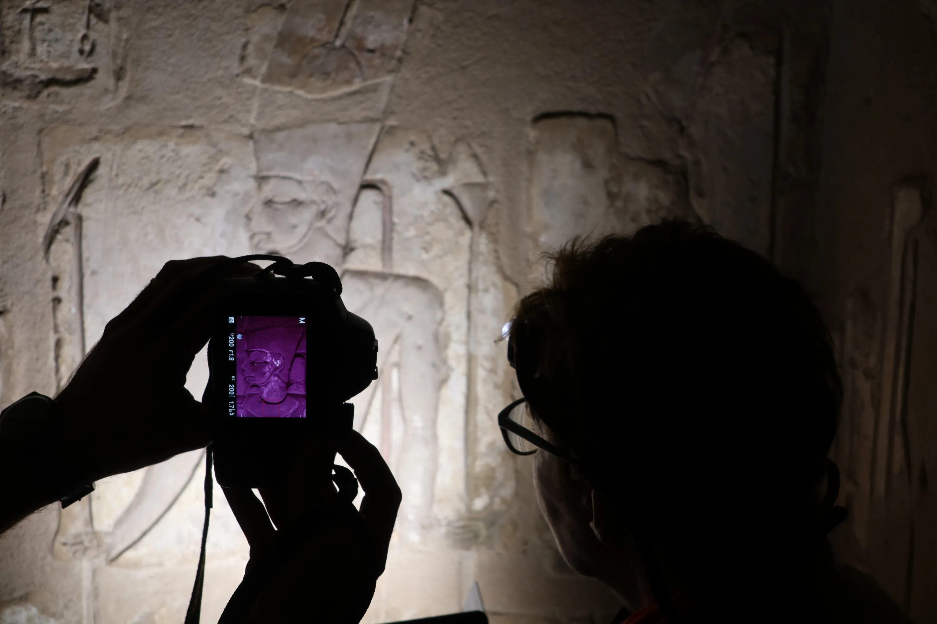 Wnętrze badanej przez dr A. Hallmann kaplicy, fot. N. Souchon