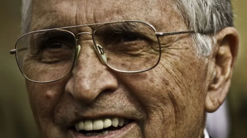 Astronauta NASA, członek załogi Apollo 17, geolog, a także jedyny naukowiec i ostatni człowiek, który chodził po powierzchni Księżyca - dr Harrison Schmitt podczas uroczystości otwarcia Europejskich Zawodów Łazików Marsjańskich - European Rover Challenge 2015. Fot. PAP/ Michał Walczak 05.09.2015