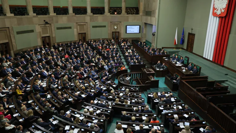 Warszawa, 07.11.2025.  Sejm. Fot. PAP/Paweł Supernak