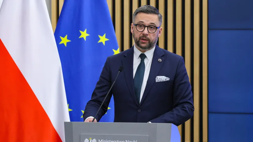 20.01.2026. Minister nauki i szkolnictwa wyższego Marcin Kulasek. PAP/Paweł Supernak