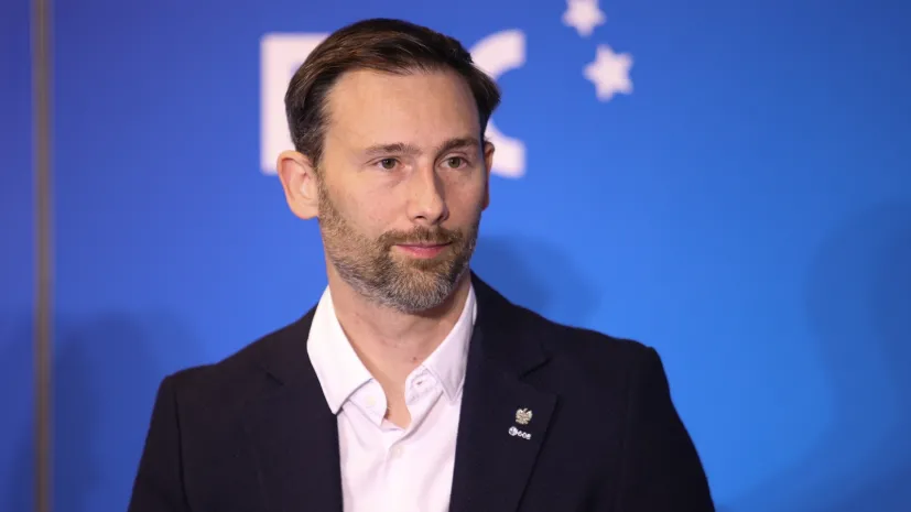 23.04.2026. Astronauta ESA Sławosz Uznański-Wiśniewski. PAP/Jarek Praszkiewicz