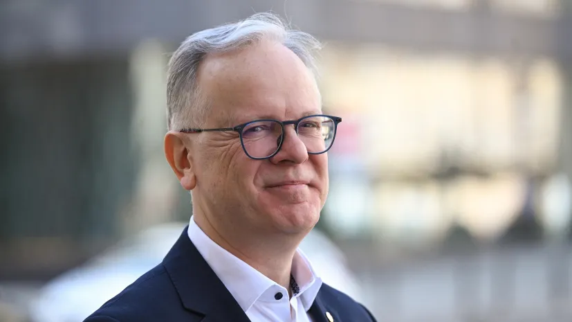10.03.2026. Na zdjęciu prof. Paweł Rowiński. PAP/Radek Pietruszka