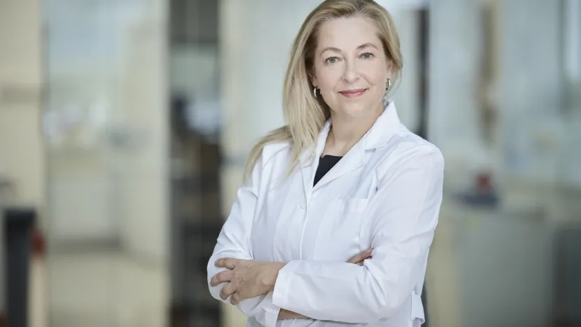 Na zdjęciu prof. Agnieszka Chacińska. Źródło:  Międzynarodowego Instytutu Mechanizmów i Maszyn Molekularnych (IMol) PAN.